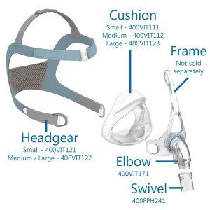 Vitera CPAP Mask Parts