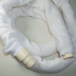 6ft Fleece Tube Wrap White